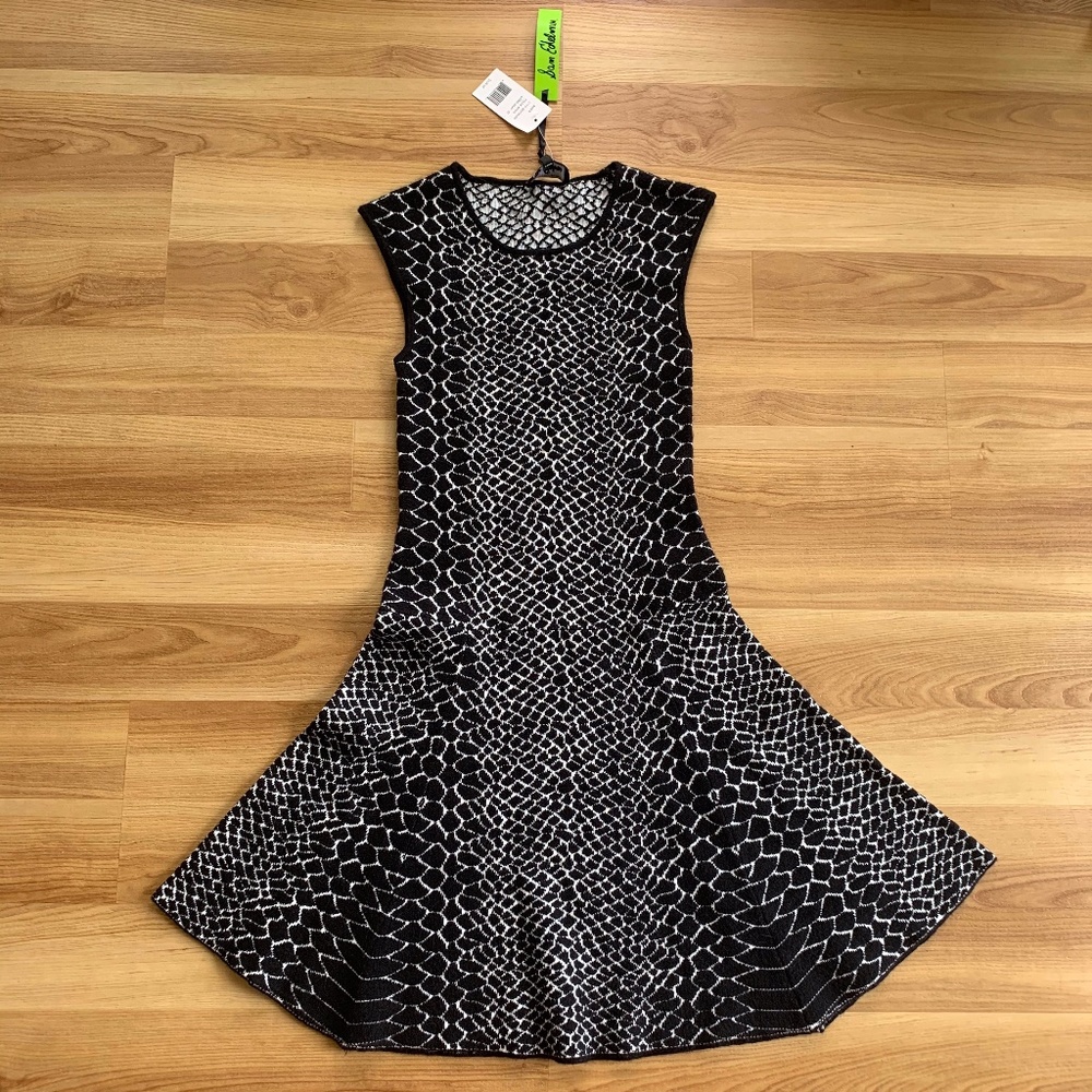 BNWT Sam Edelman Sweater Dress Alligator Print
